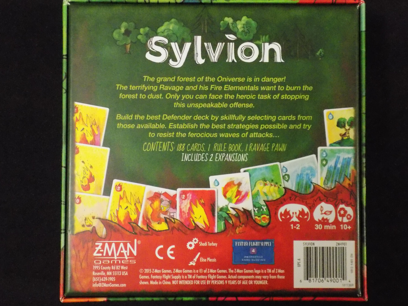 Onirim and Sylvion card games Excellent condition