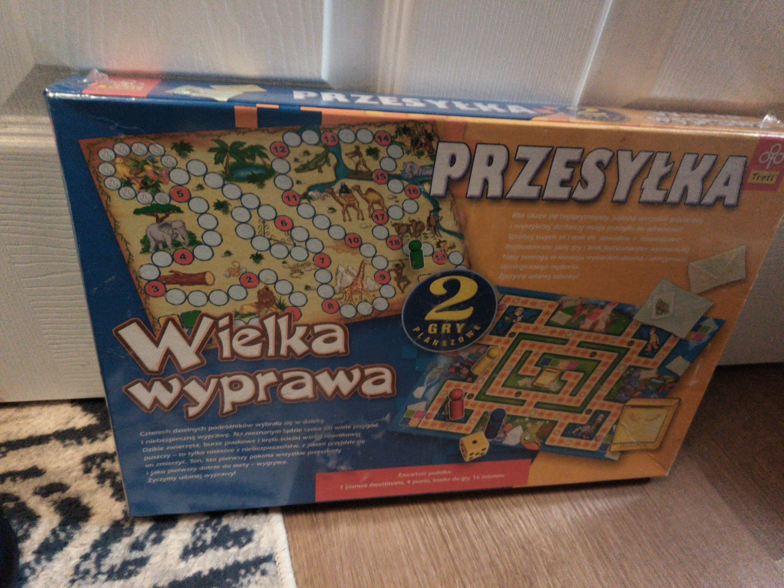 Przesylka Wielka Wyprawa Board Game Polish Sealed Number of players: 2-4
