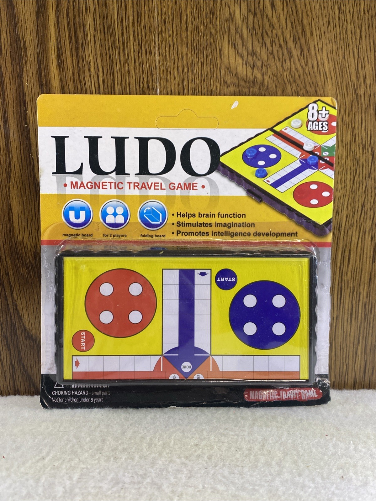 Ludo Parcheesi Magnetic Travel Game. NEW.