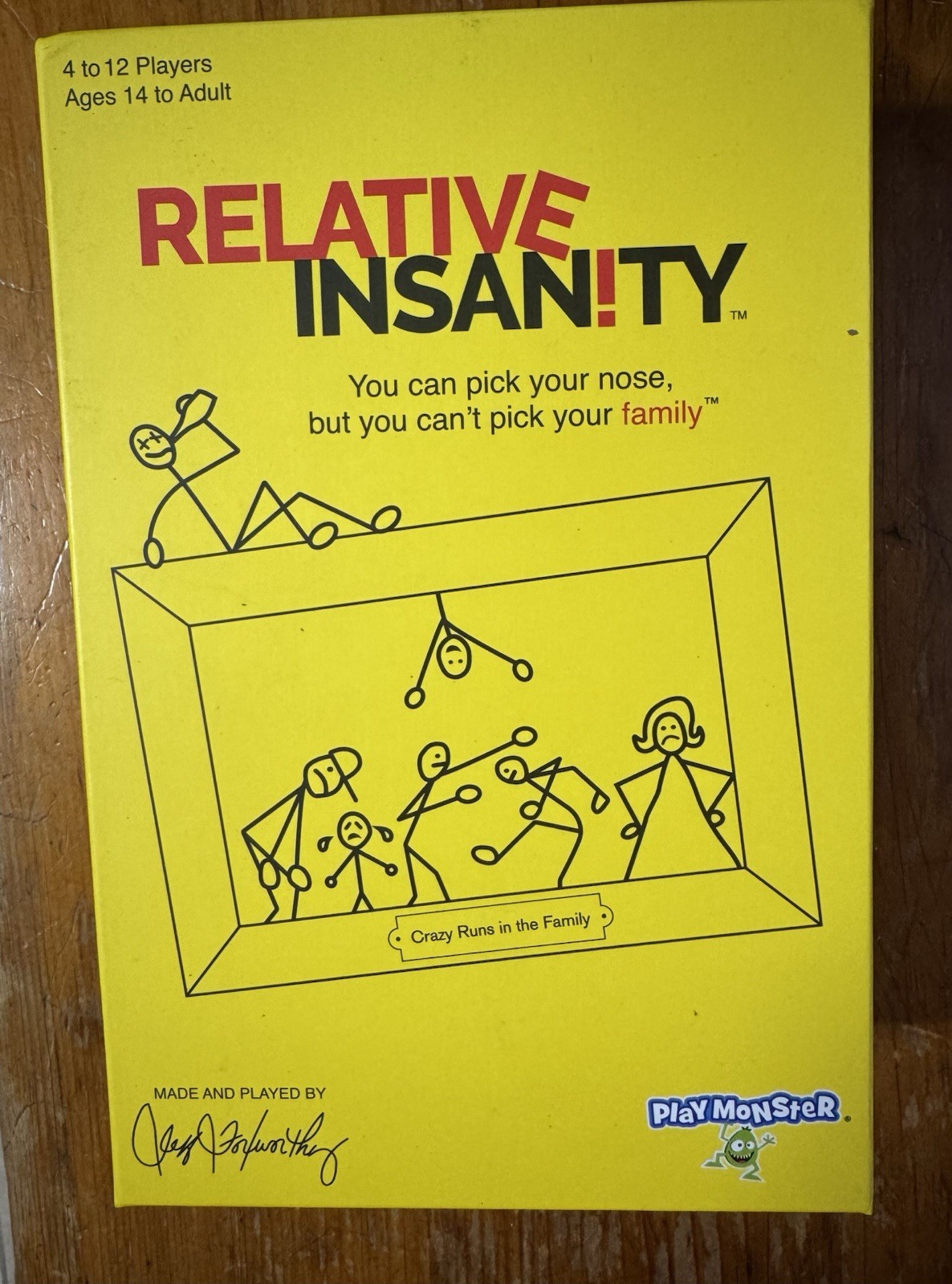 Relative Insanity Party/ Family Game – NIB SEALED