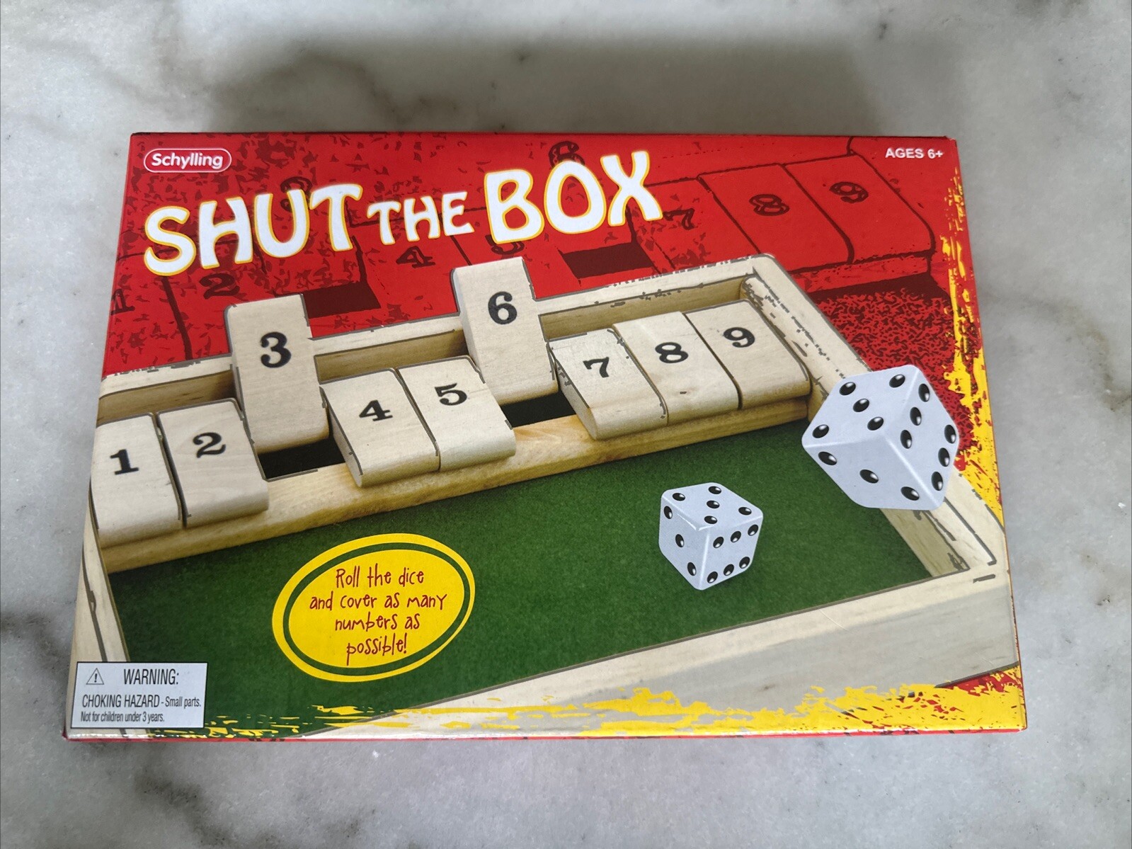 Shut the Box • Classic Game • By Schylling • Complete • Roll The Dice 🎲