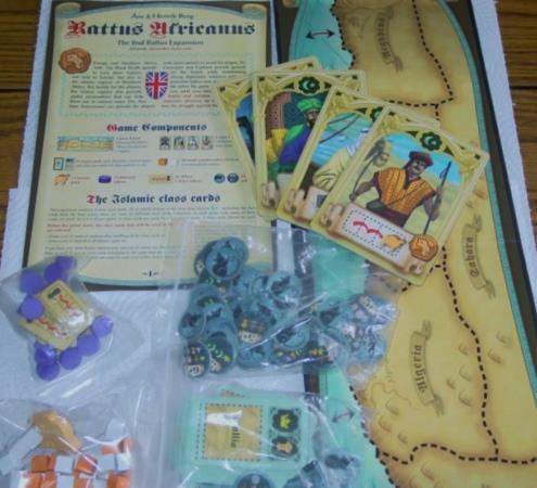 Z-Man Games – Rattus – Africanus Expansion – Black Death Board Game (EX)