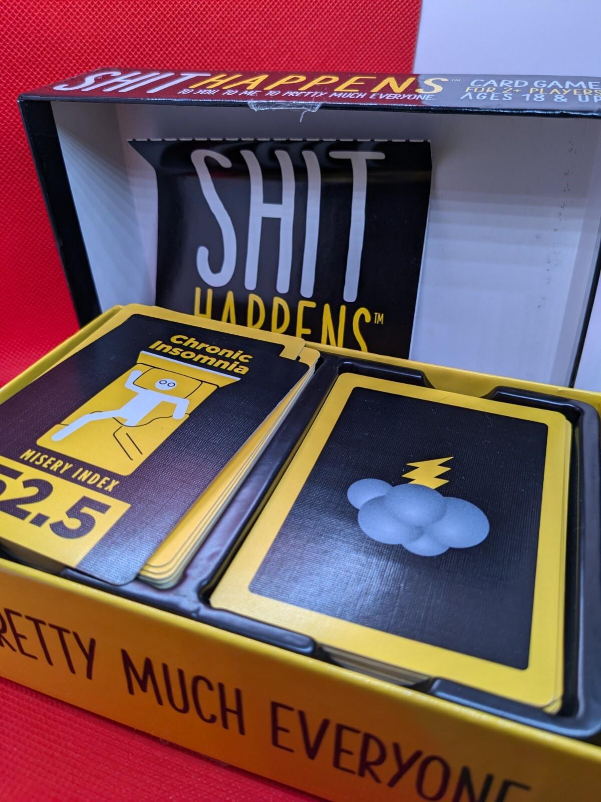 Sh!t Happens Card Game 2+ Players, Adult Ages 18+