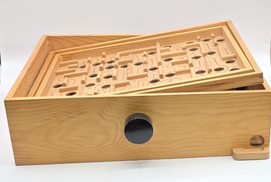 Vintage 1950 Brio Labyrinth Wooden Game with Original Box!!
