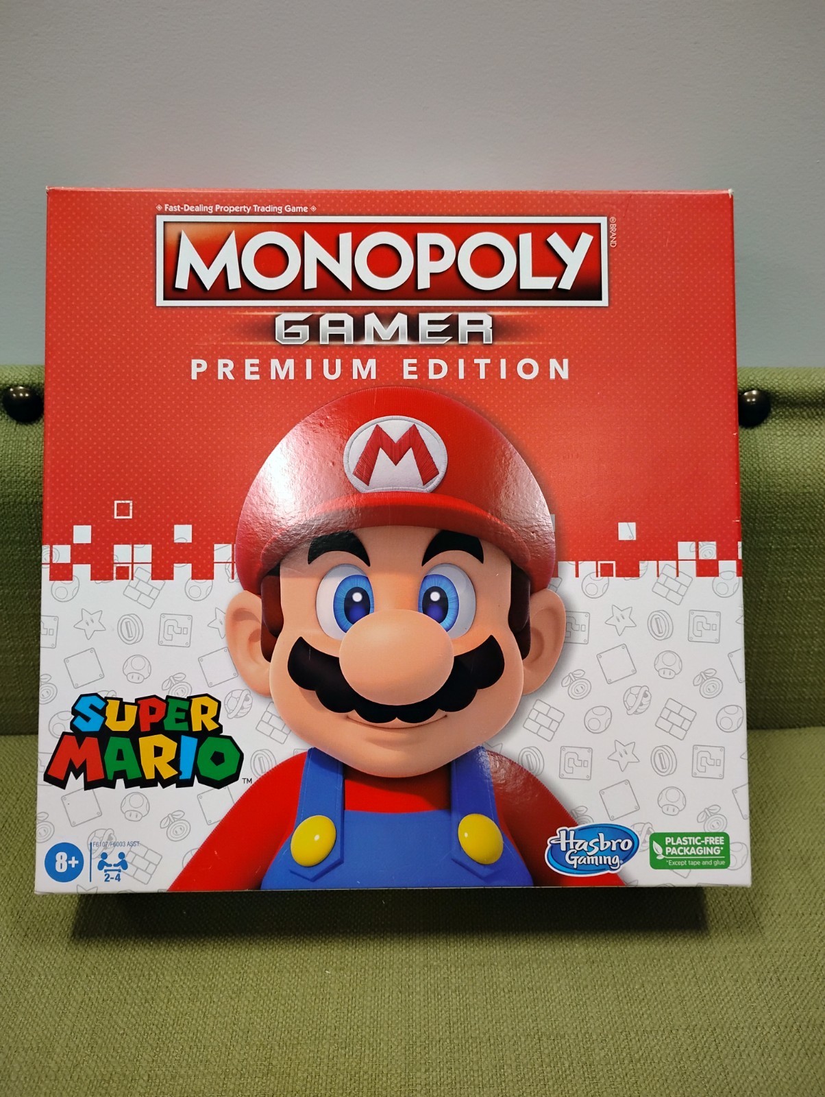 Super Mario Bros Monopoly Gamer Premium Edition Board Game Hasbro w/ Bowser NEW