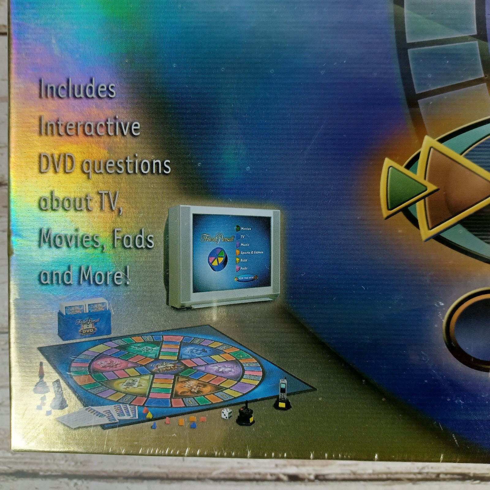 TRIVIAL PURSUIT Pop Culture DVD Board Game 2003-Factory Sealed