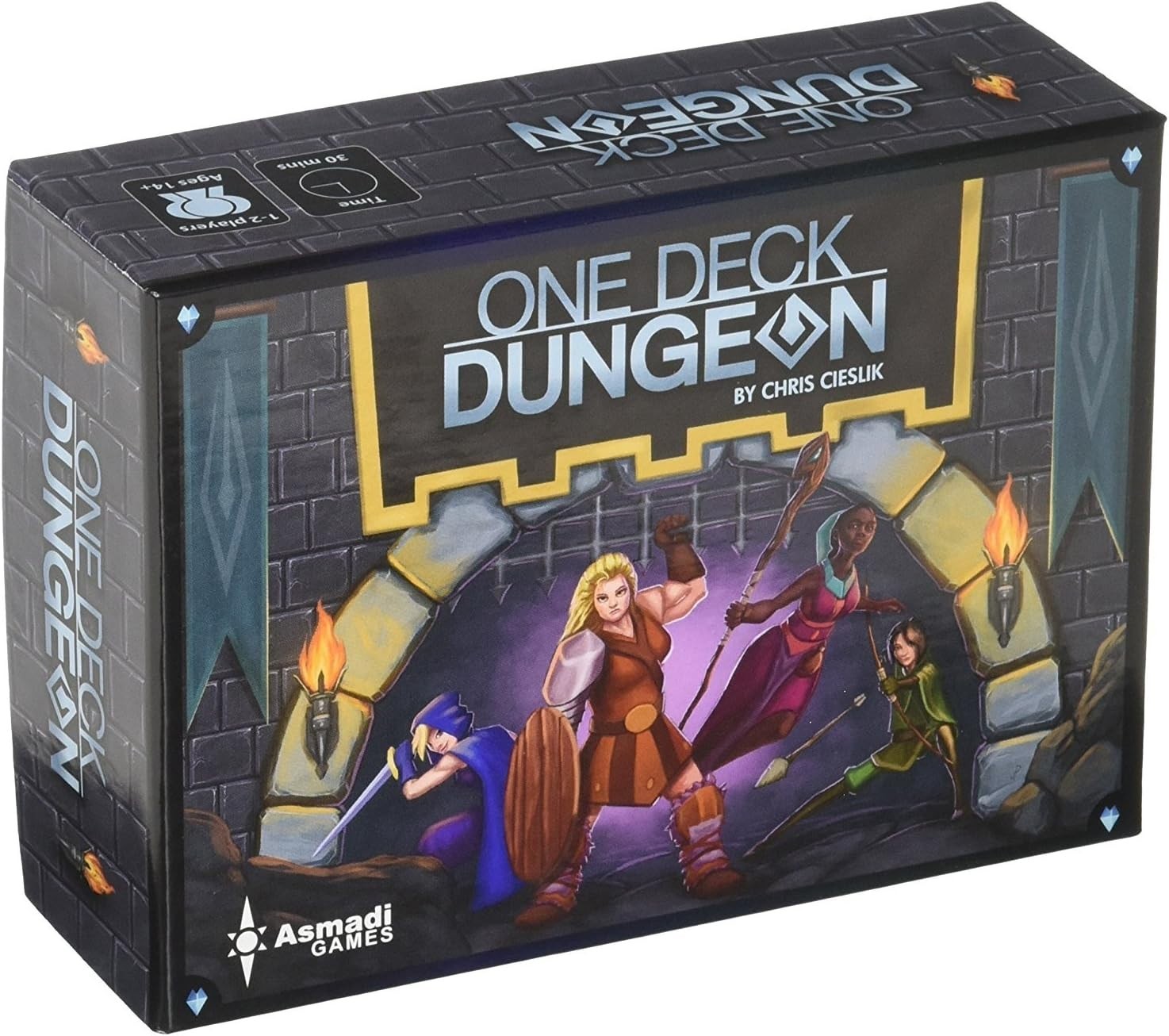 One Deck Dungeon: Tactical Adventure for 1-2 Players – Easy Play in 30-45 Mins