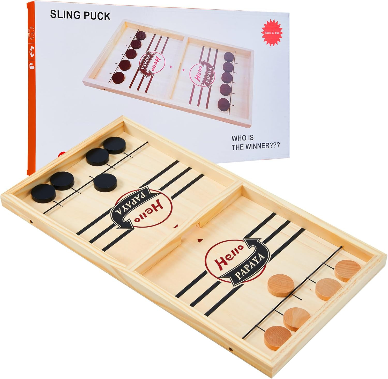 Fast Sling Puck Game – Test Your Speed and Accuracy with This Fast-Paced Wooden