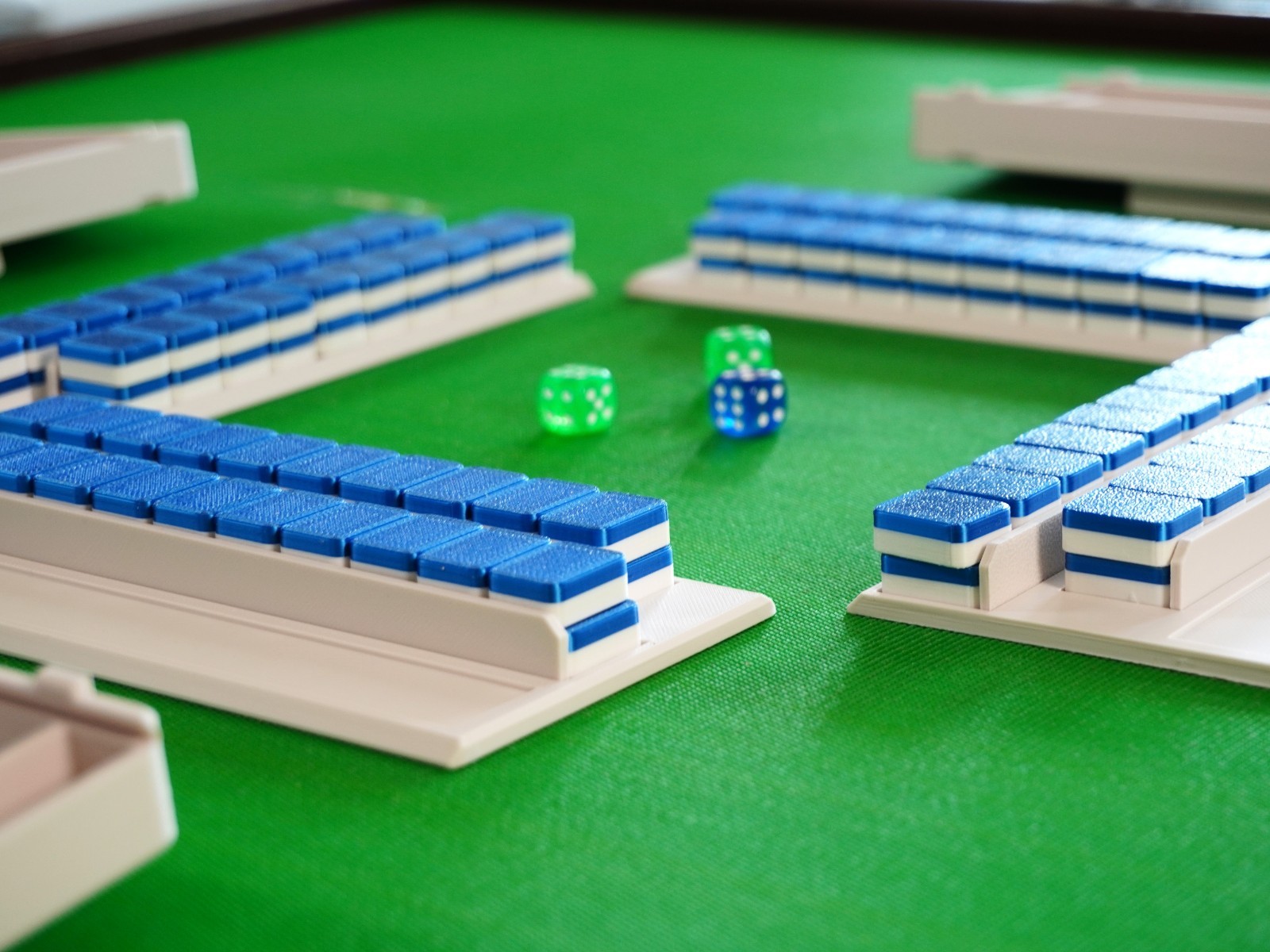 Travel Vietnamese Mahjong 160 Set / Mạt Chược / Mat Chuoc (Green)