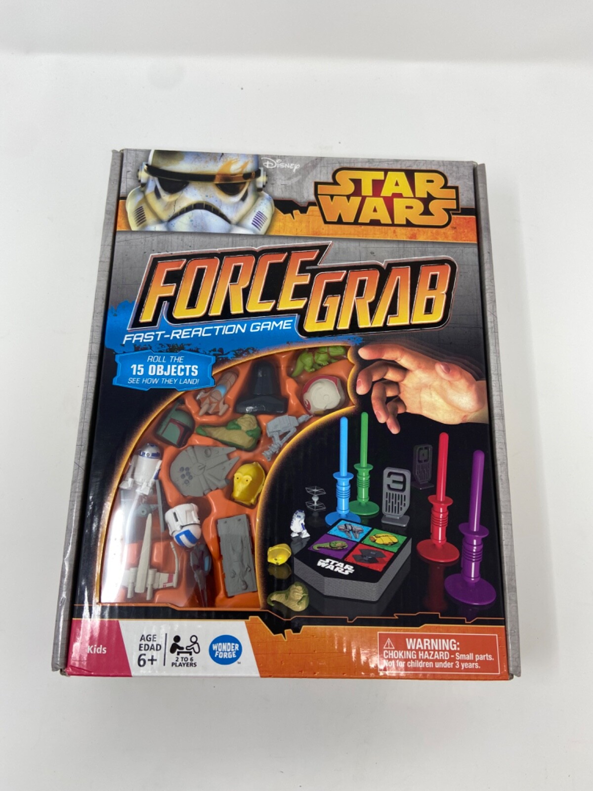 Star Wars Force Grab Fast-Reaction Game Wonder Forge 2014 Complete E2