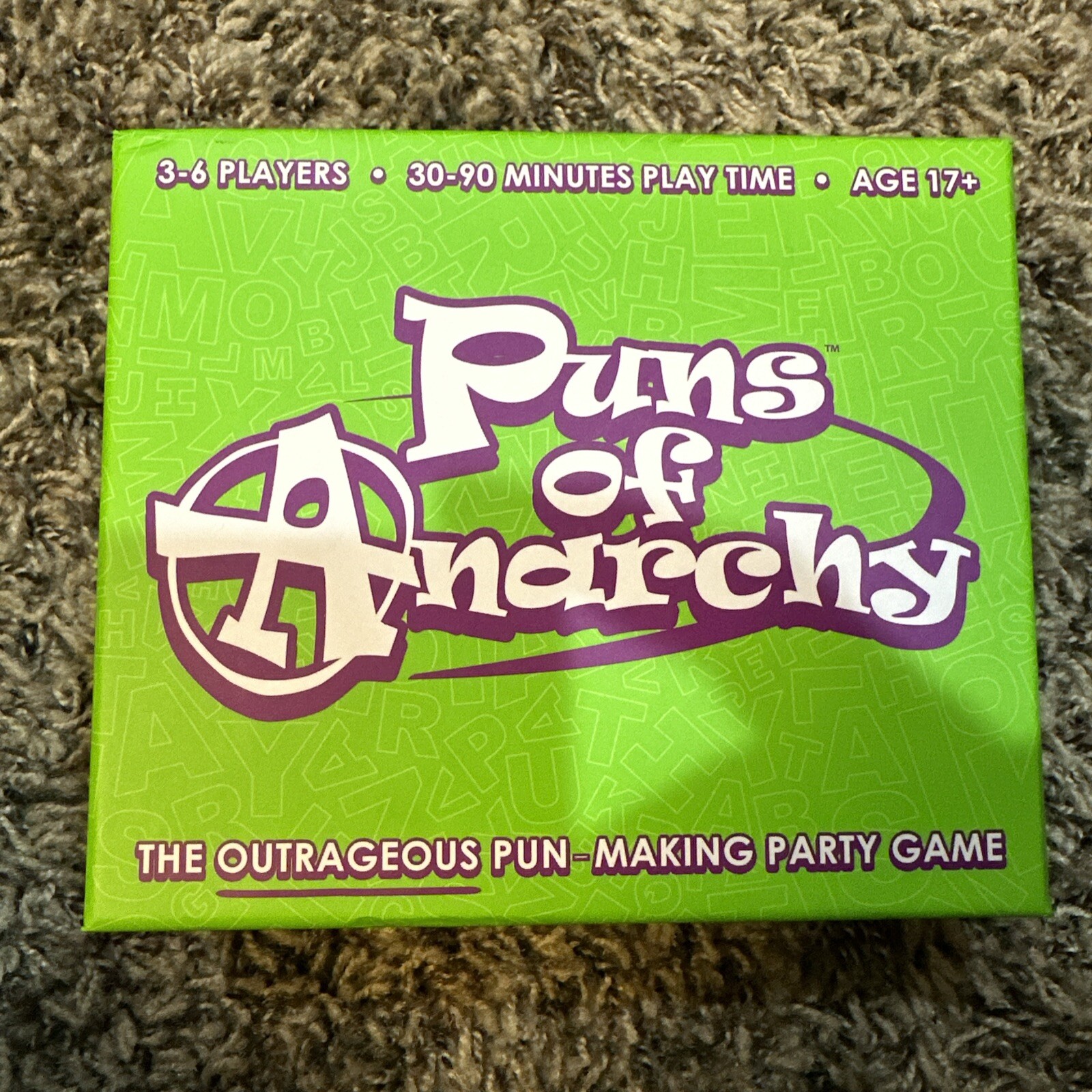 Puns of Anarchy Pun Making Party Game Charty Party 2020 New Sealed
