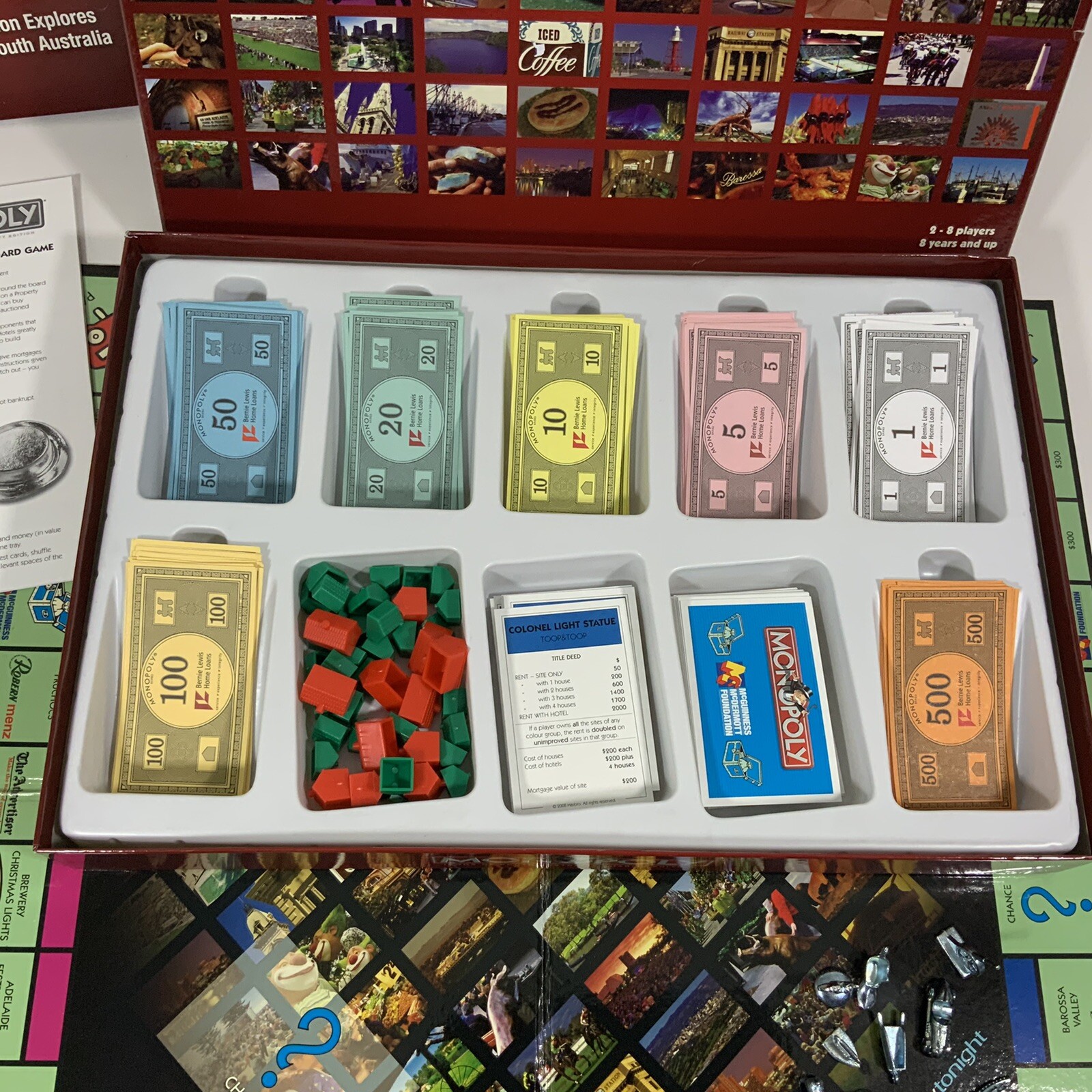 Monopoly Icons of South Australia Charity Ed. McGuinness McDermott 2008 Complete