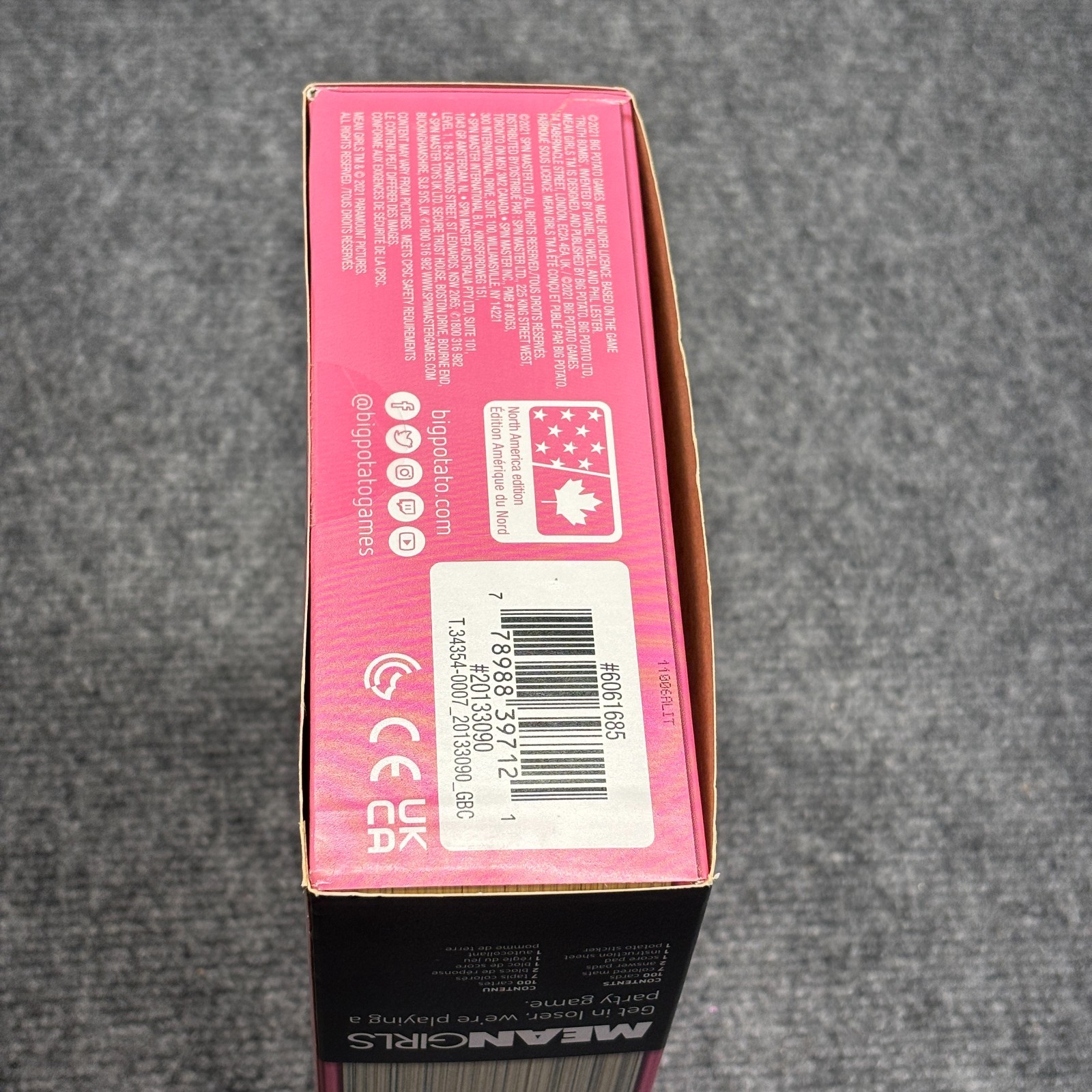 Mean Girls Burn Book Party Card Game Big Potato Sealed North America Edition