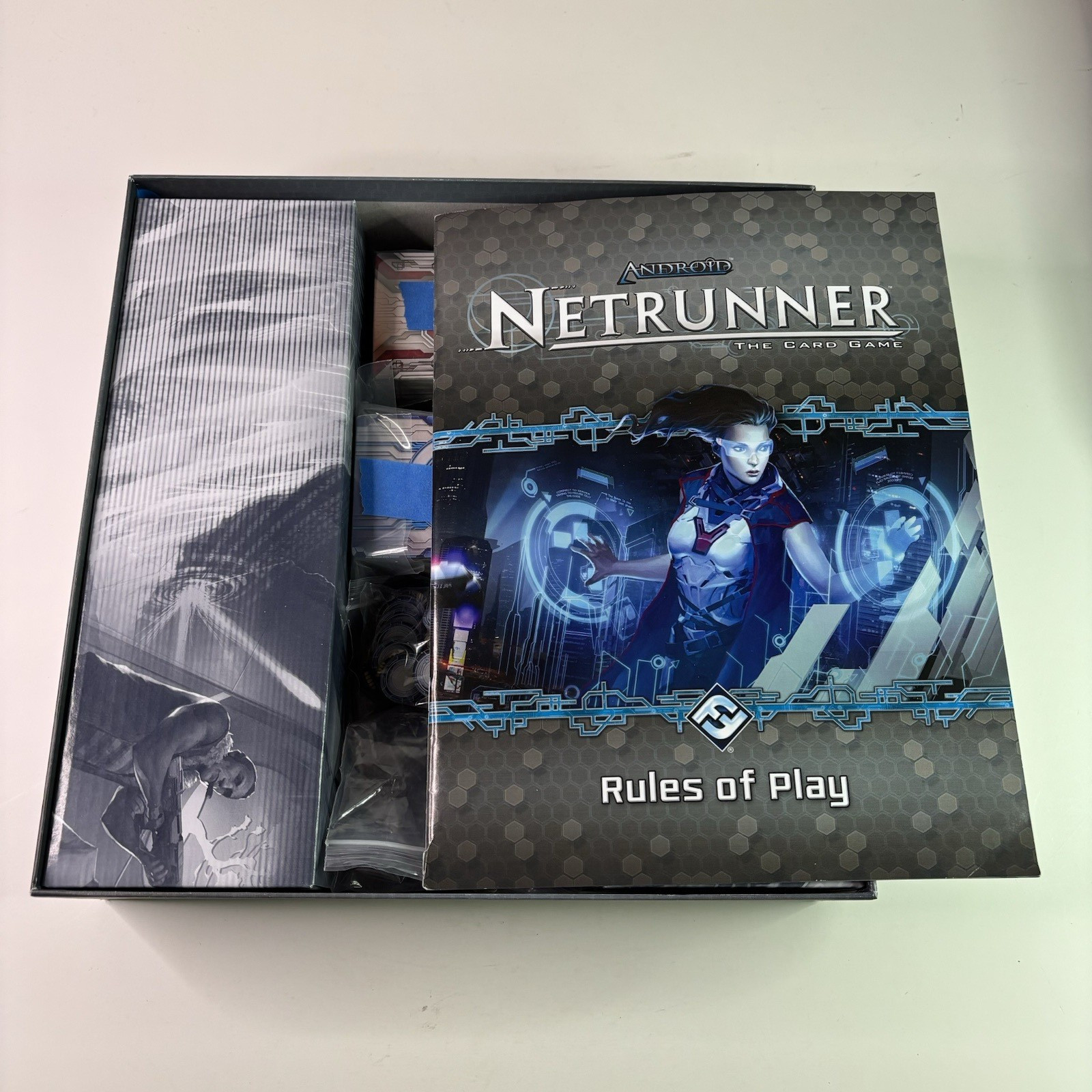 Android Netrunner The Card Game. Fantasy Flight Games 2012. Complete. Ages 14+