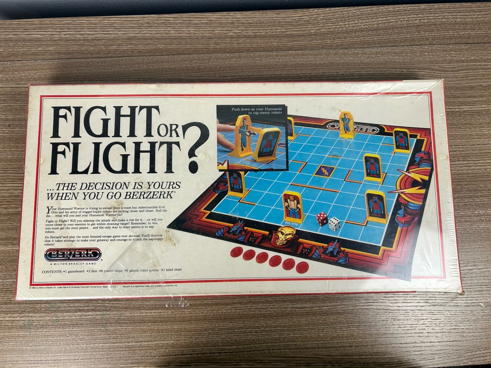 Berzerk Vintage 1983 MB Games Rare New Sealed (See Description And Photos)