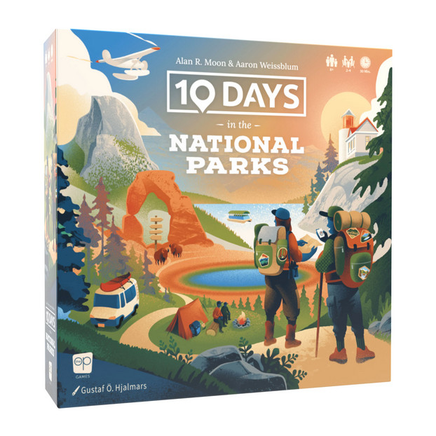 USAOPOLY 10 DAYS IN THE NATIONAL PARKS GAME BOX FACTORY SEALED