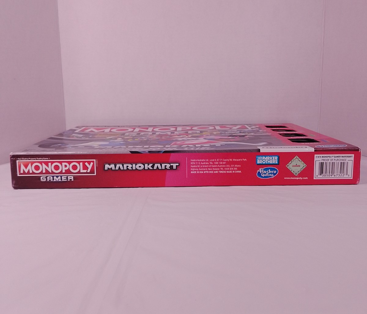 Monopoly Gamer Mario Kart Board Game Nintendo Hasbro USED Missing Dice & 2 Coins