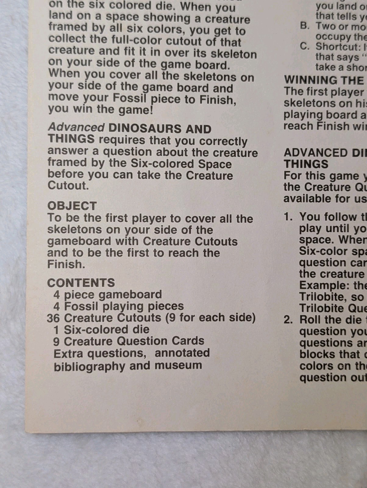 Vintage Dinosaurs and Things Puzzle Board Game 1986 Aristoplay – COMPLETE Rare