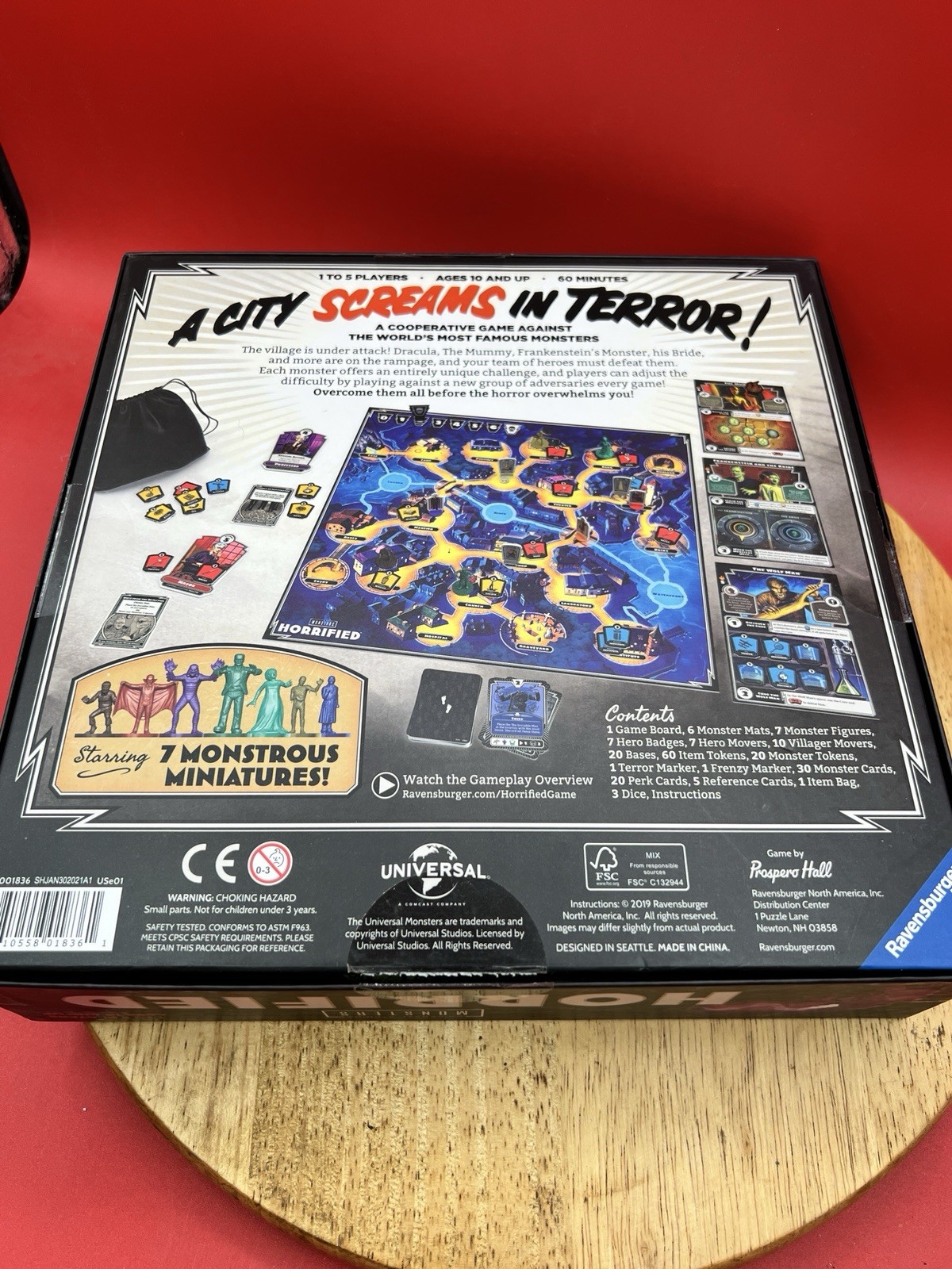 Horrified Universal Monsters Strategy Board Game Ravensburg