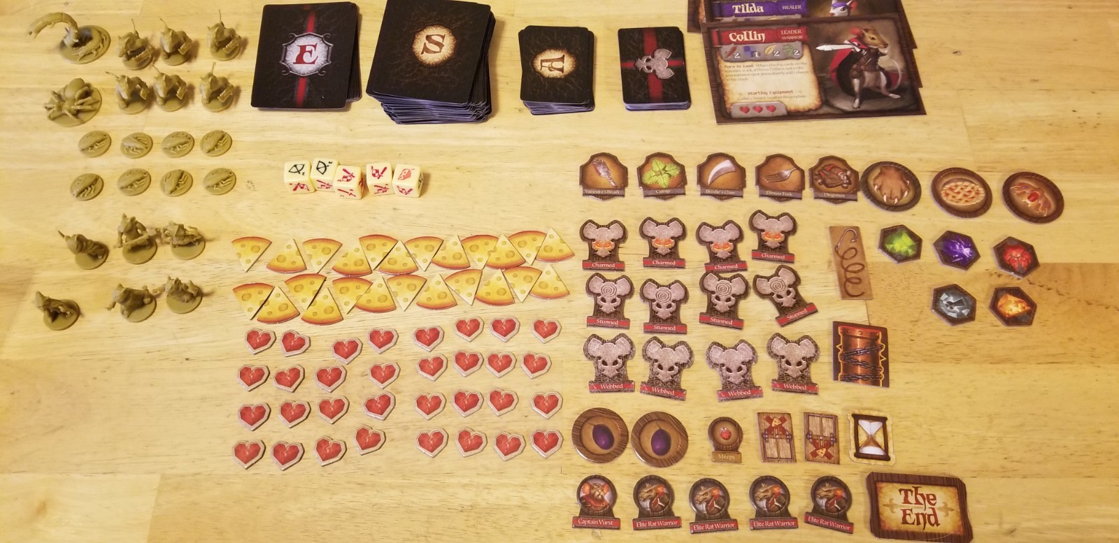 Mice & Mystics Cooperative Board Game Plaid Hat Games Jerry Hawthorne