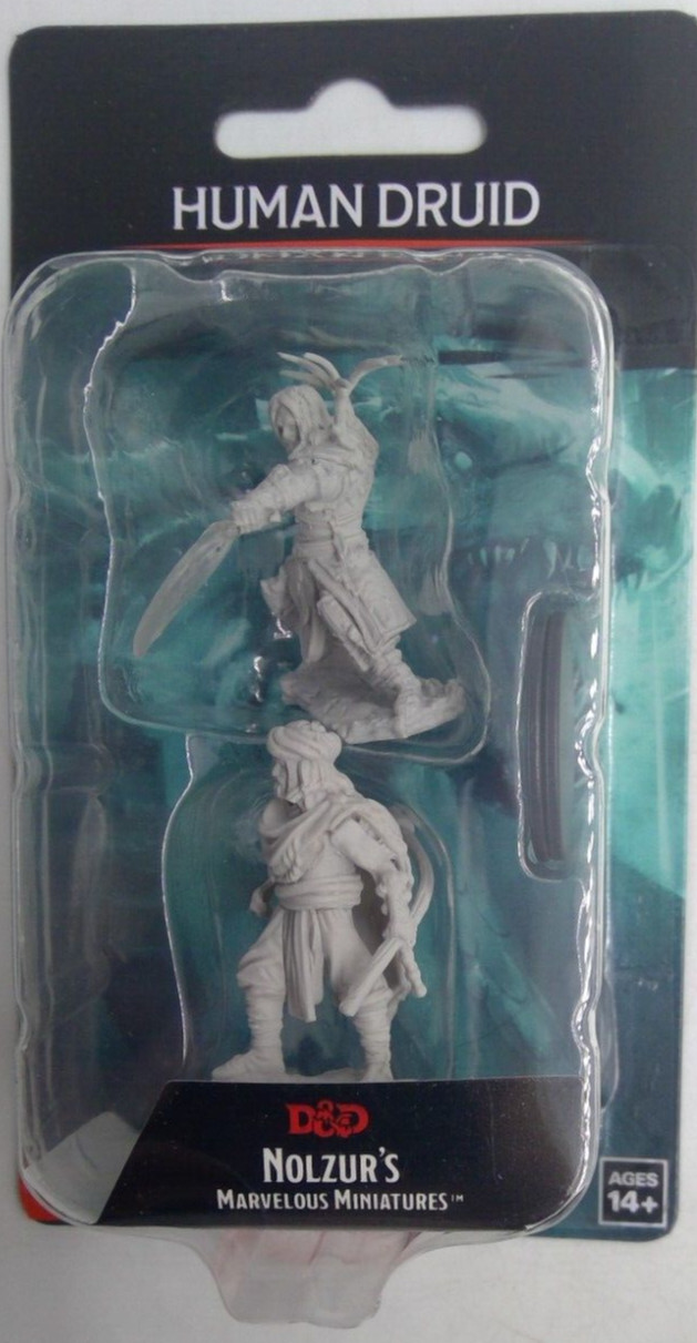 DUNGEONS & DRAGONS MARVELOUS MINIATURES ~ HUMAN MALE DRUID