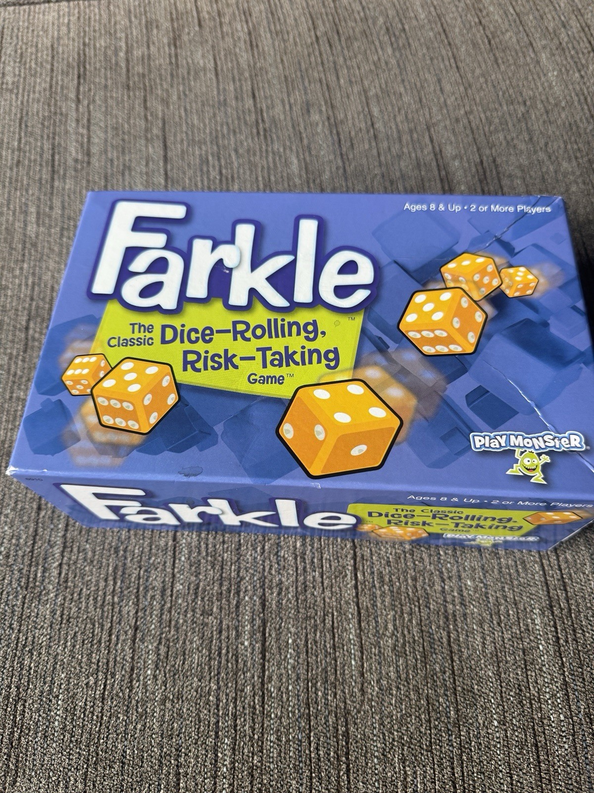 PlayMonster Farkle Strategy Dice Game w/ Shaker Cup, Dice & Score Pad, 2+ 8+