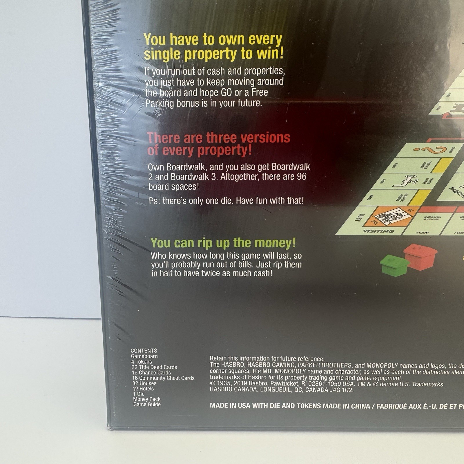 Monopoly Longest Game Ever Edition Hasbro NEW SEALED Retired