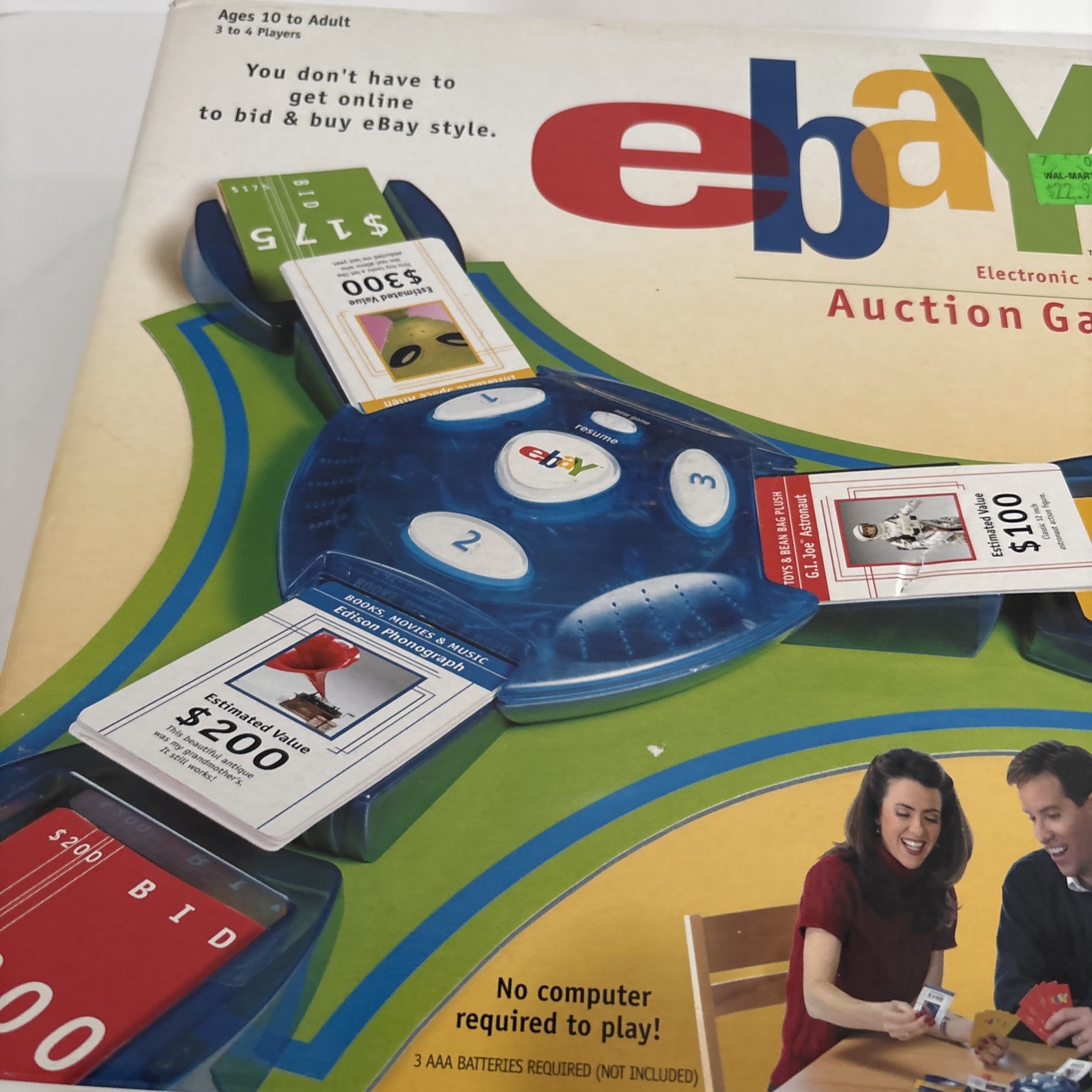 Vintage 2001 Parker Brothers Ebay Auction Board Game NEW SEALED