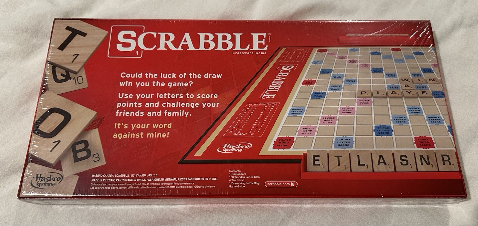 Hasbro Scrabble Game – A8166 Brand New Factory Sealed