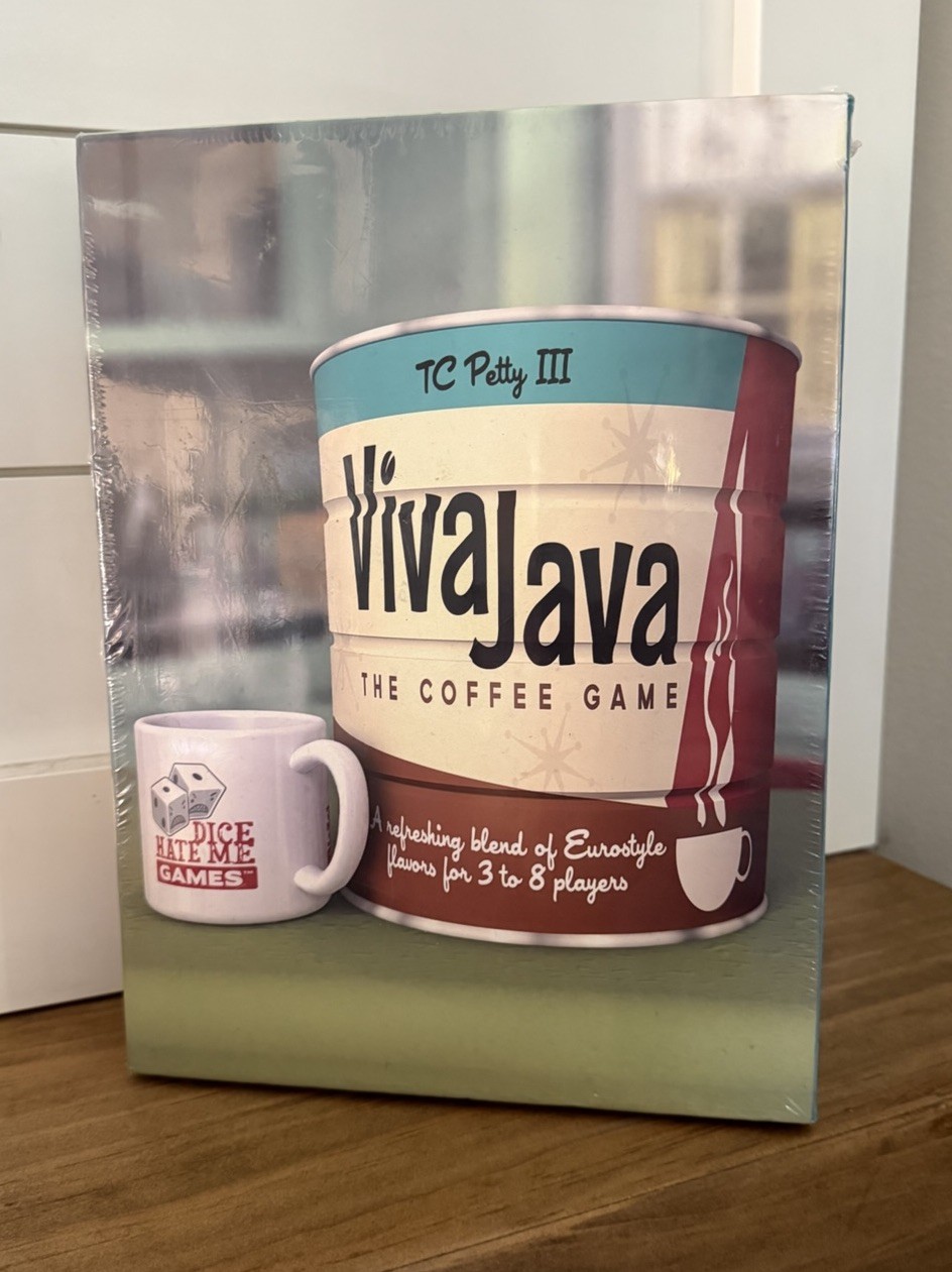 Viva Java Board Game The Coffee Game 2012 Dice Hate Me Games New Sealed