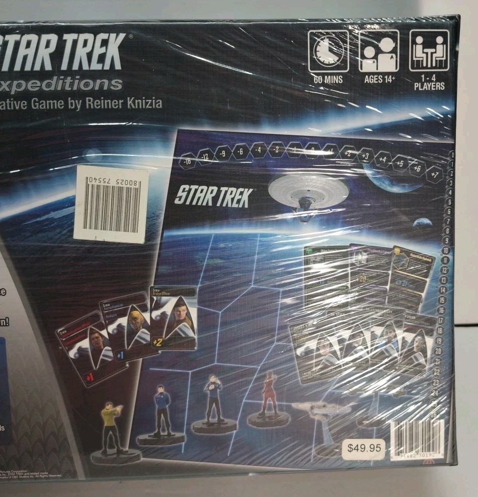 Star Trek Expeditions A Cooperative Board Game Wizkid NECA Heroclix New Sealed