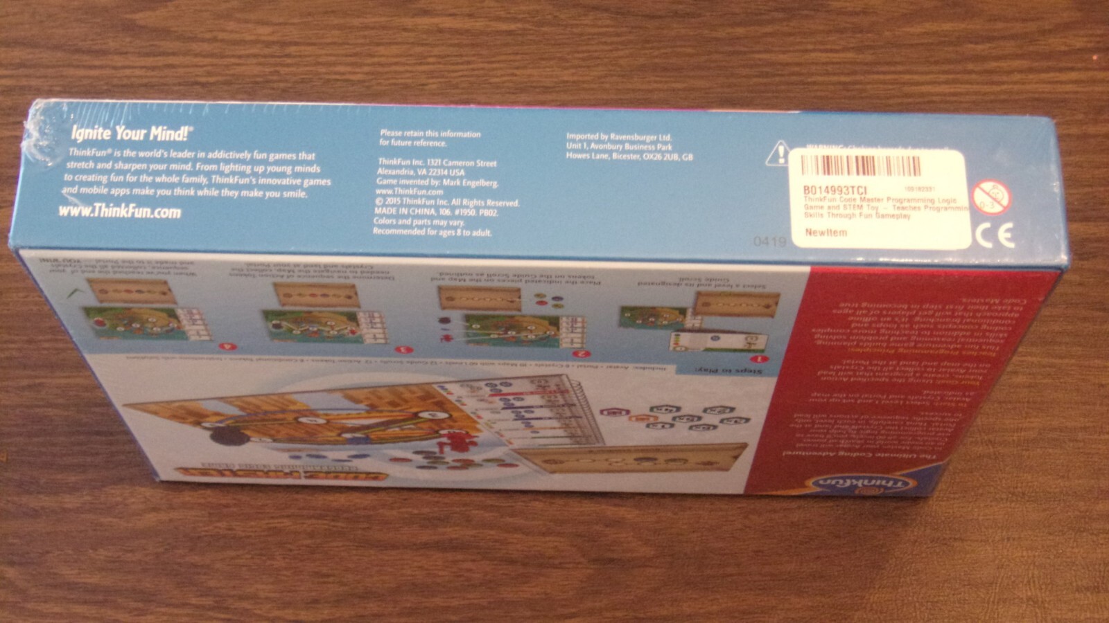 NIB Think Fun Code Master Programming Logic Game Ignite your Mind 60 Levels