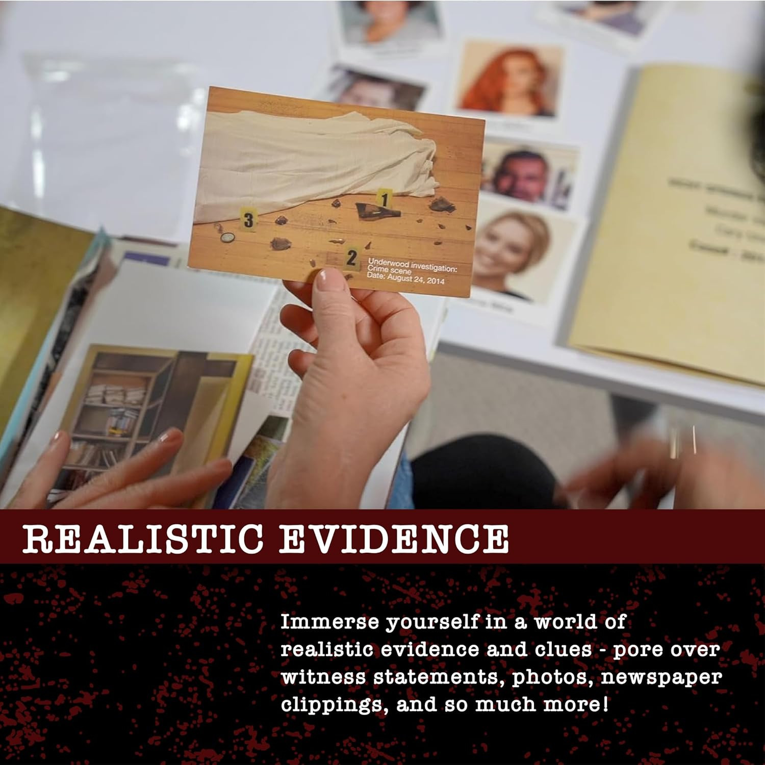 Case Files: Fire in Adlerstein Murder Mystery Game, Solve the Crime, Ages 14+