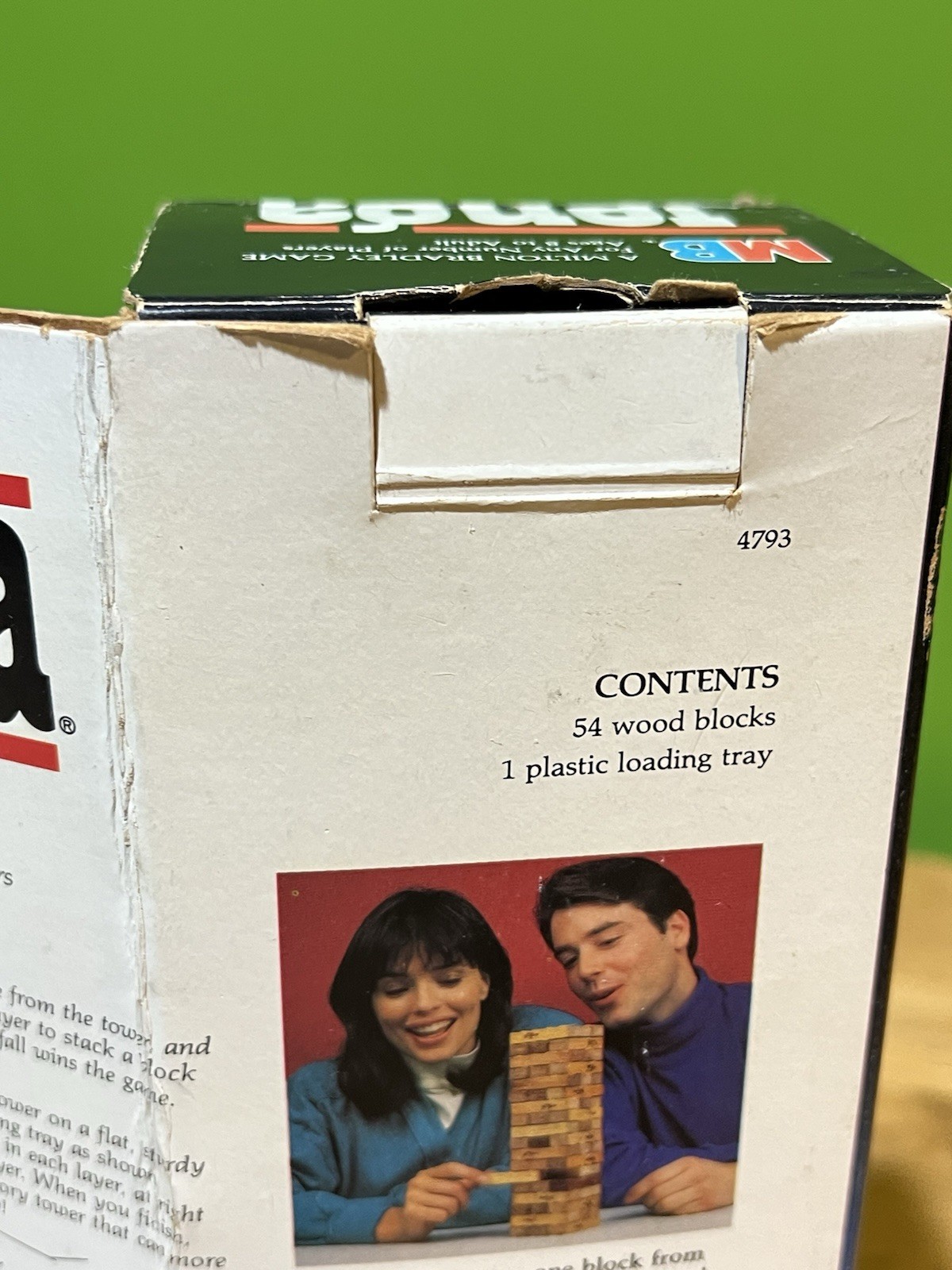 Hasbro Milton Bradley Jenga #4793 1986 Edition