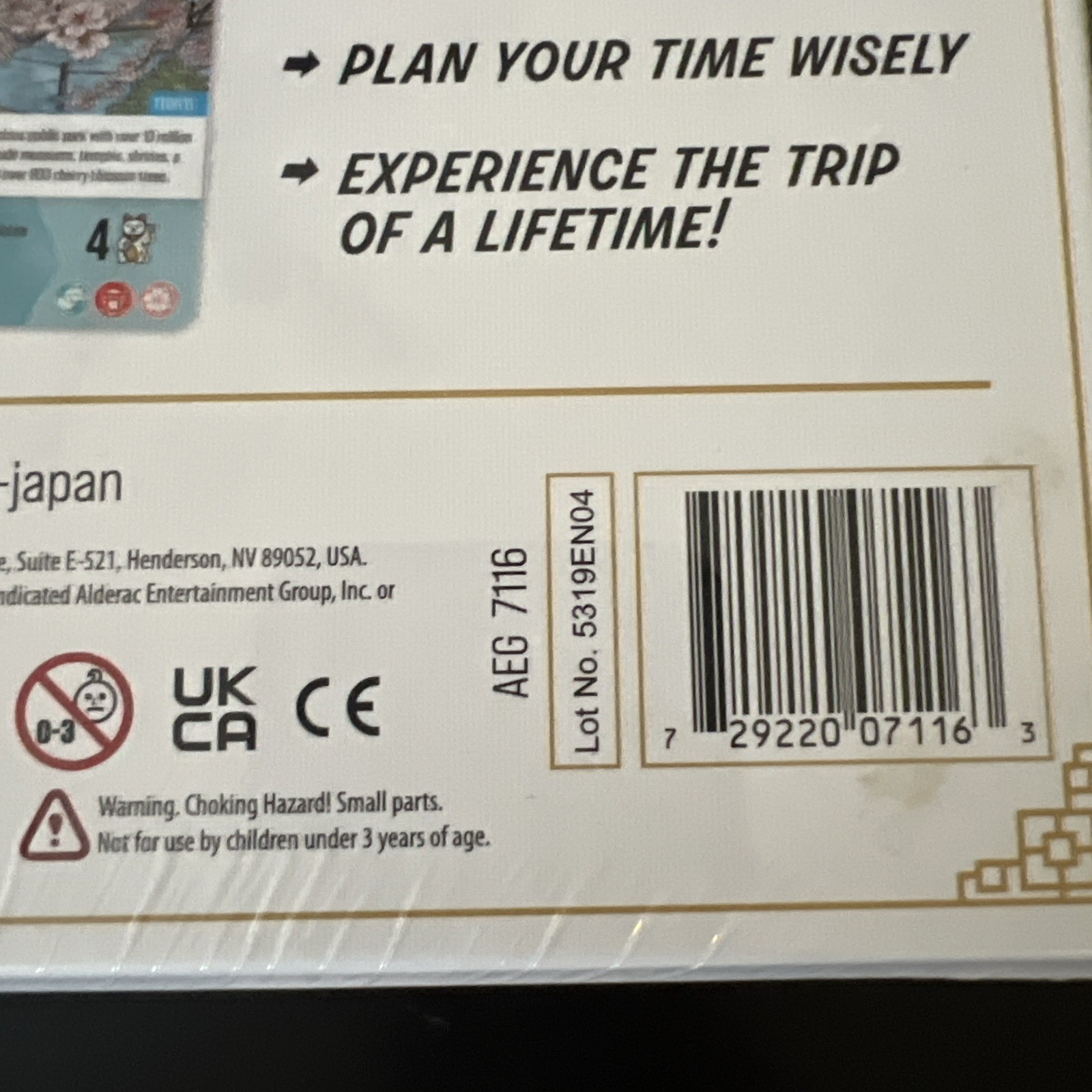 LET’S GO TO JAPAN Board Game Cards Tokens Rule Book Scorepad New Sealed NIB