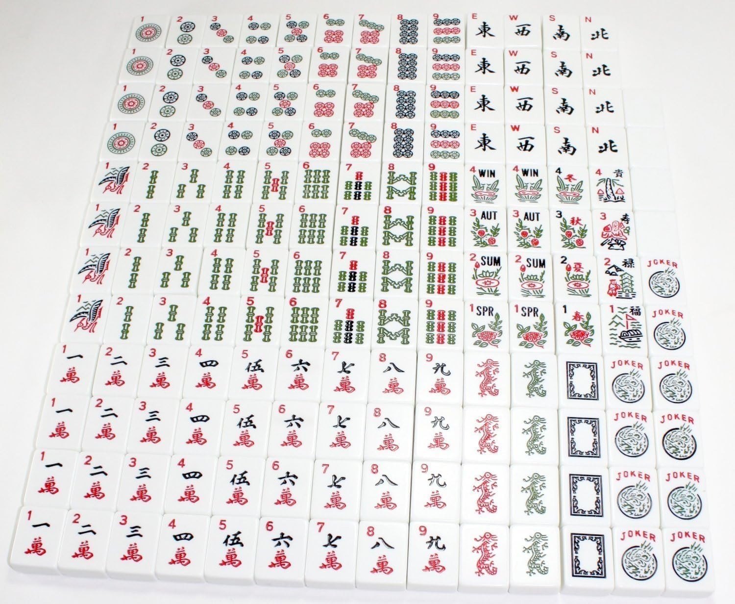 OPEN BOX – 166-Piece American Mahjong Tiles