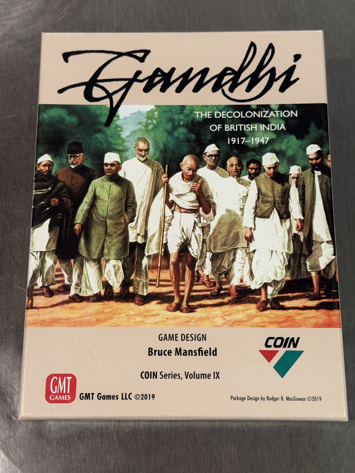 Gandhi The Decolonization of British India 1917-1947 Board Game GMT COIN 2019