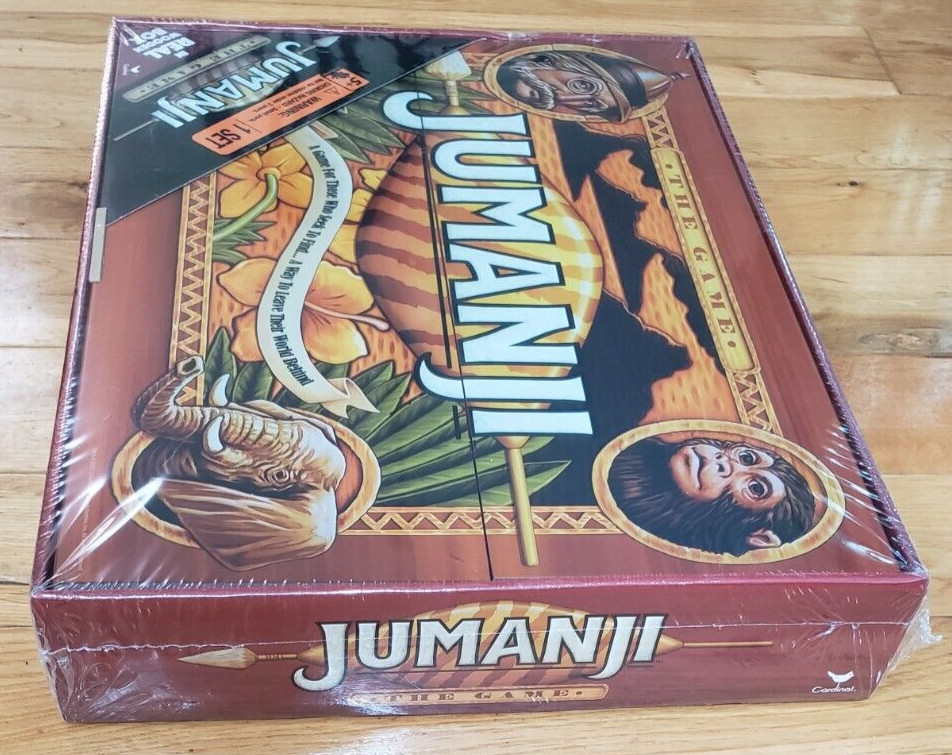 JUMANJI The Game Real Wooden Box Edition of Classic Adventure NEW SEALED 2018