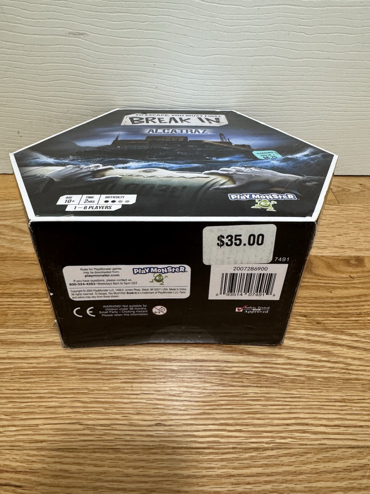 Break in: Alcatraz by Play Monster 2020 Board Game (SEALED) 2007286900