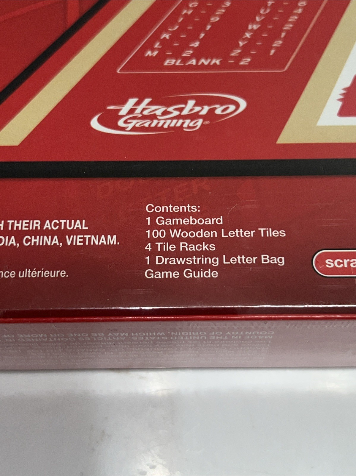 Scrabble Crossword Board Game Hasbro New 2013 Sealed Made In The USA Spelling