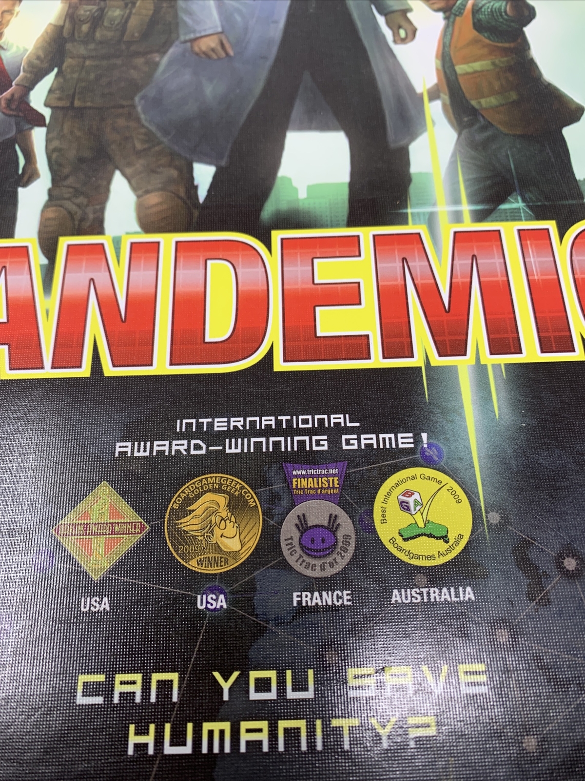 Z-Man Games Pandemic Cooperative Base Board Game 2 To 4 Players Complete EUC