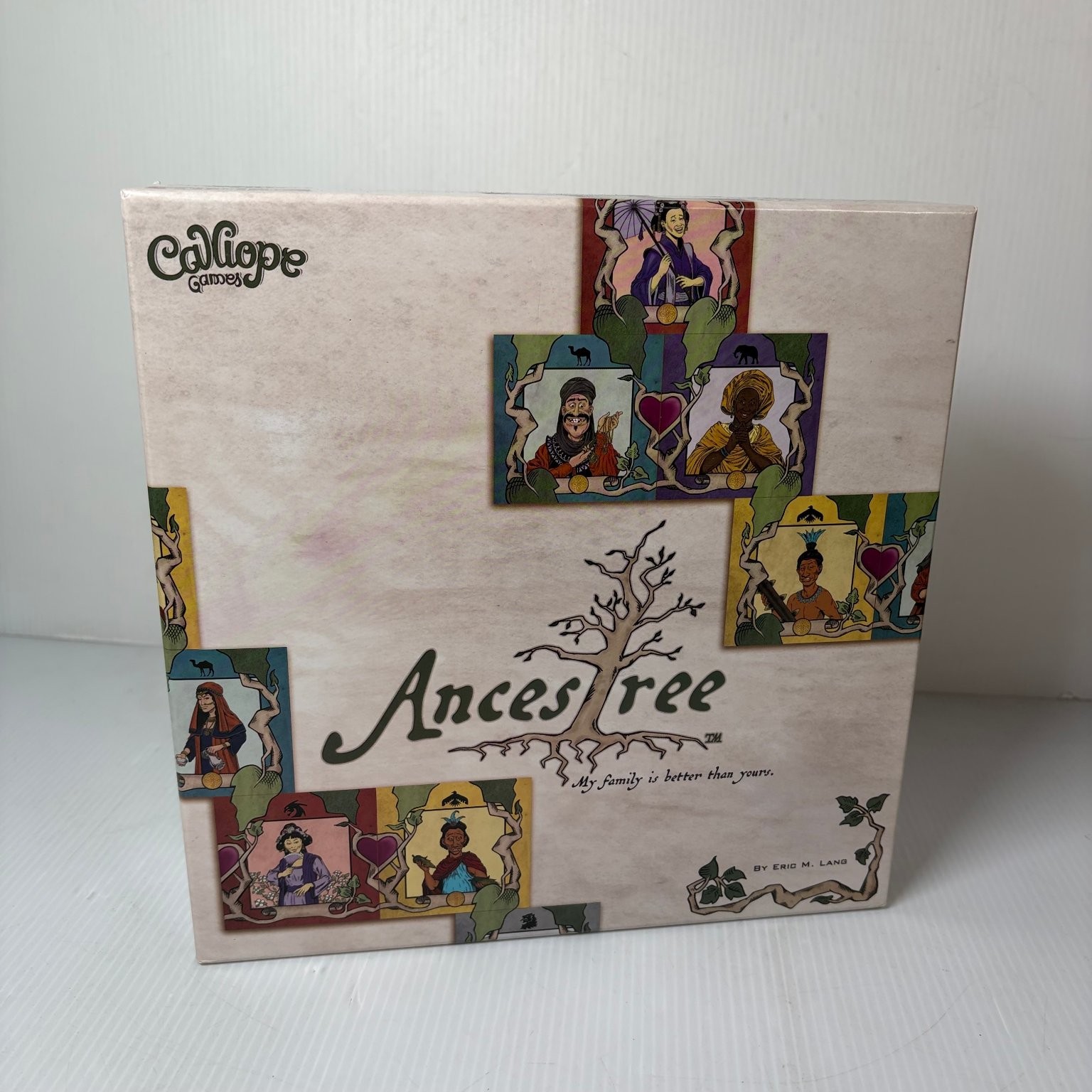 AncesTree Calliope Games Board Game 2-5 Players Ages 8+ Cardboard Tiles 2017