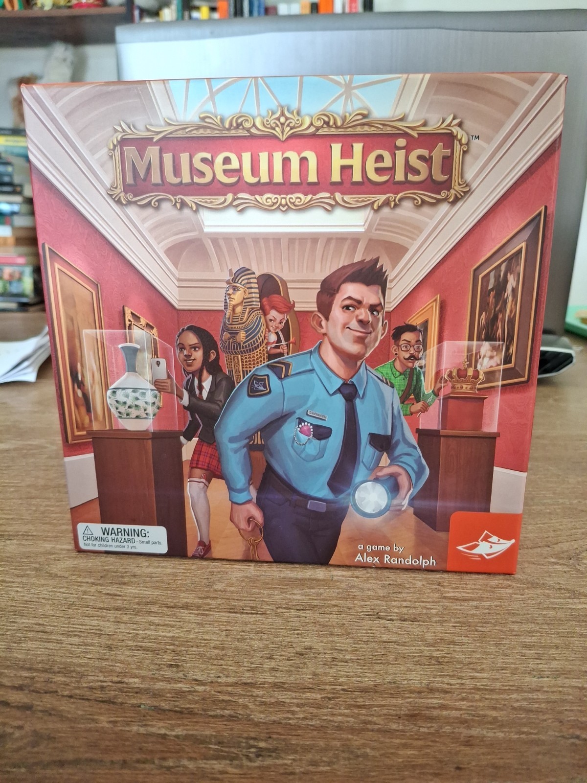 MUSEUM HEIST: A game by Alex Rudolph, 2016 FoxMind Games, wood pieces – COMPLETE