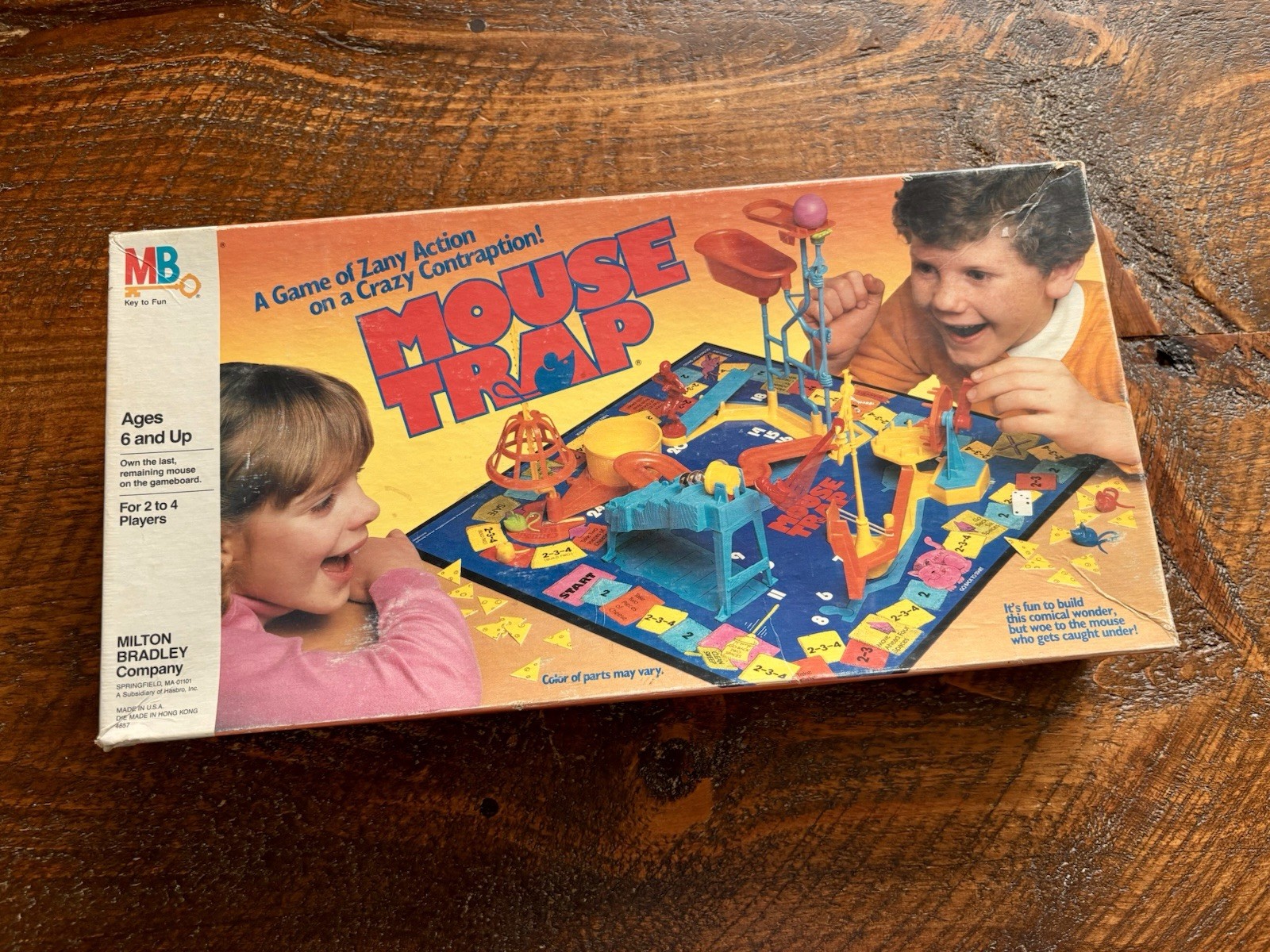 Vintage 1986 Mouse Trap Board Game 100% Complete Milton Bradley Great Condition