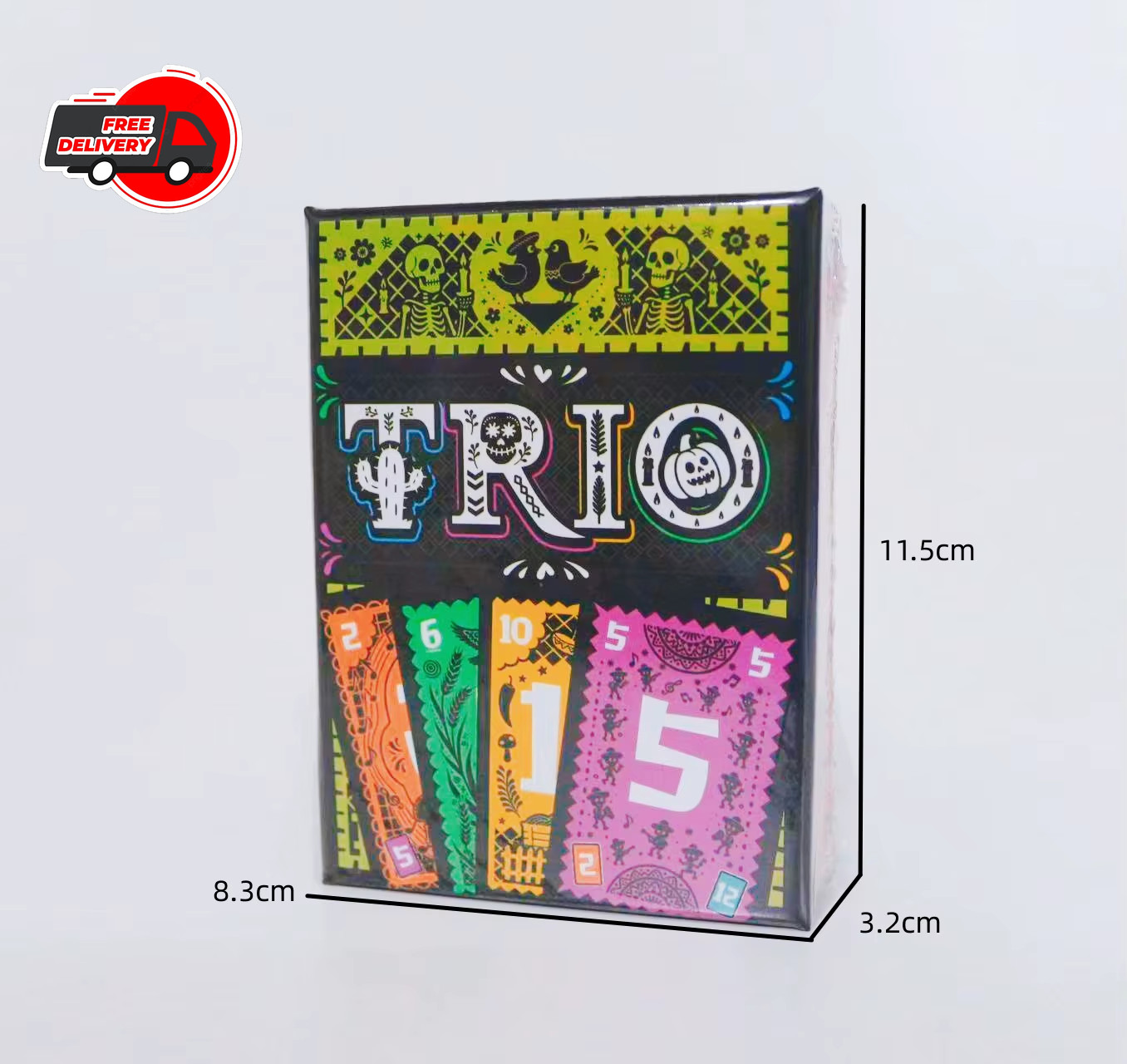 Trio Family Card Game 2024 Game of The Year Nominee Fun Party Game 3-6 Players