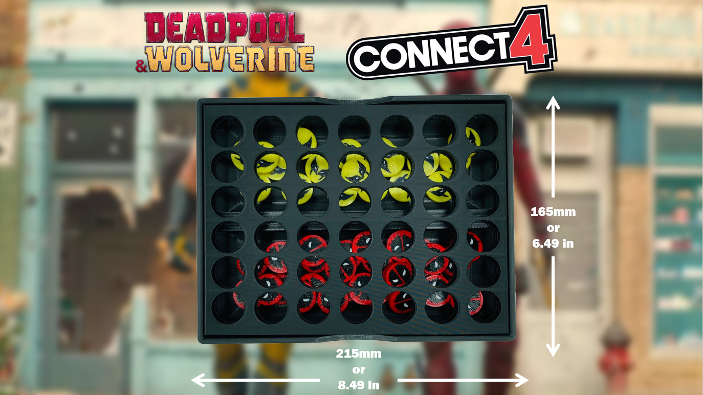 Deadpool Wolverine Connect 4 Game
