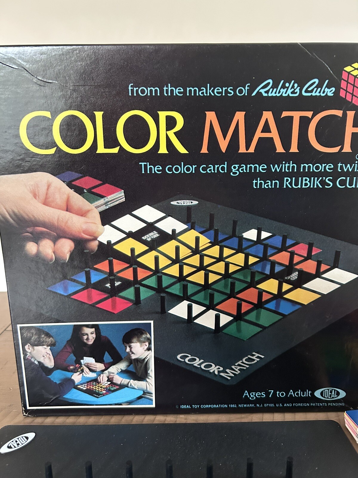 Vintage Color Match (from Rubik’s Cube makers) Board Game – 1982 COMPLETE