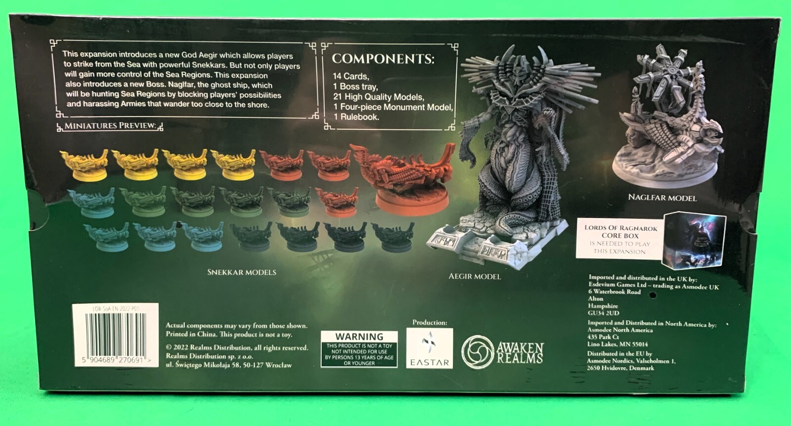 Lords of Ragnarok Kickstarter Board Game Bundle ($460 Value) Awaken Realms