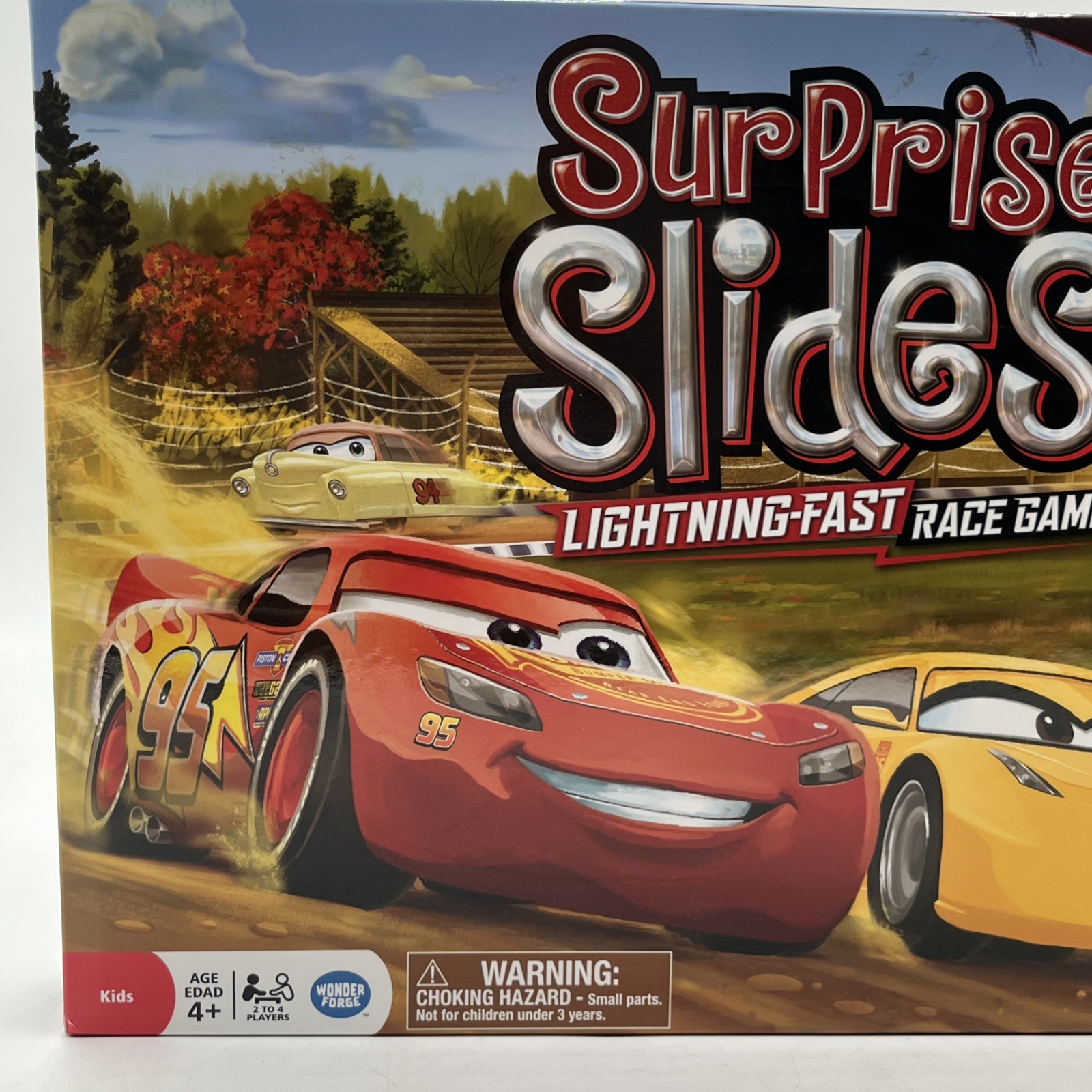 Disney Pixar Cars 3 Surprise Slides Lightning Fast Race Board Game