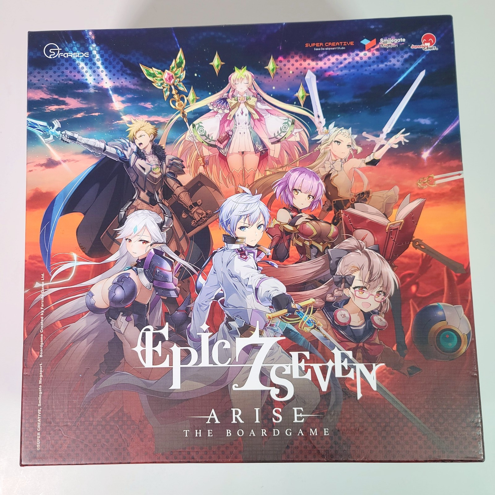Epic 7 Seven Arise The Board Game Complete Core Box Tabletop Farside Games Anime
